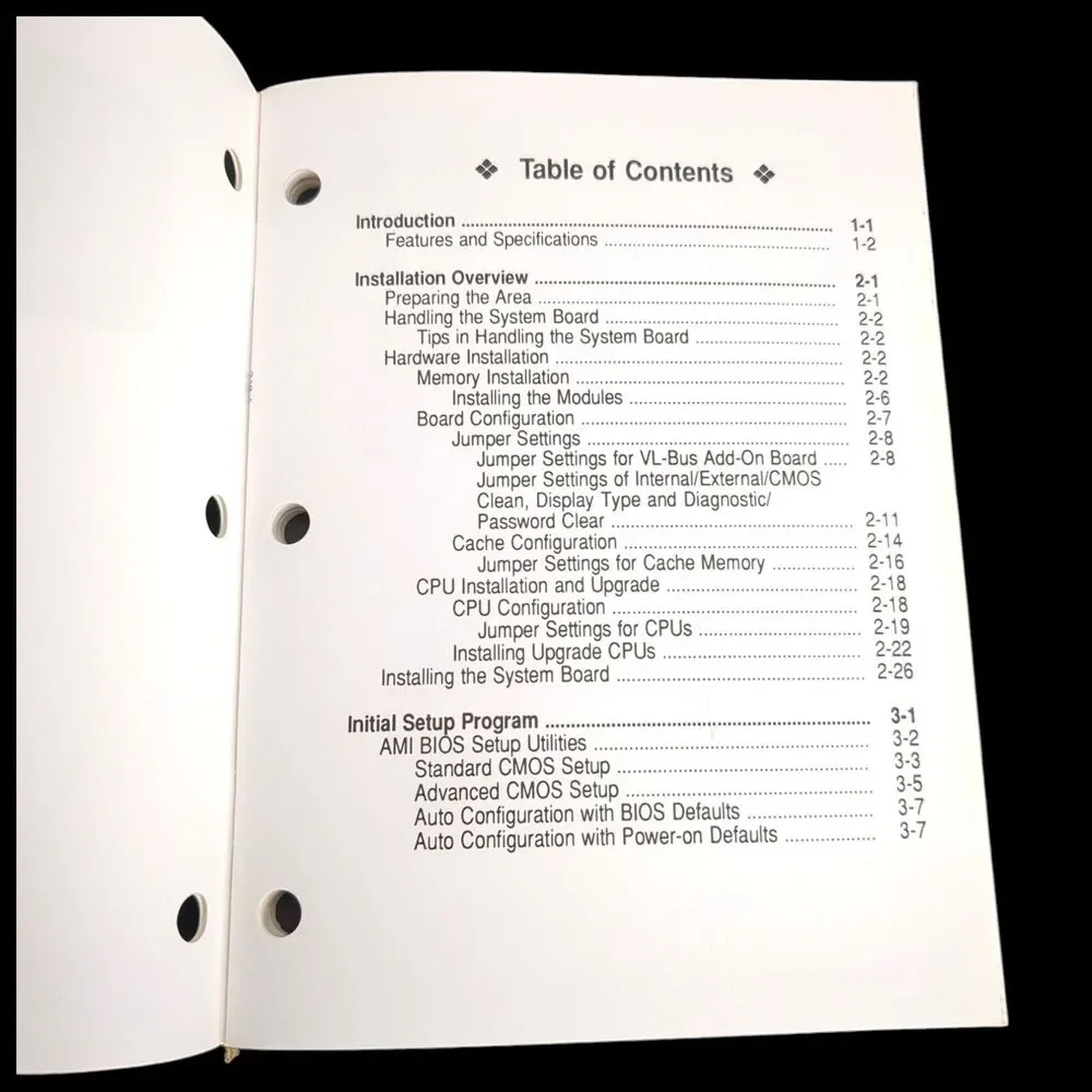 486-OCV Plus System Board User's Manual, Mother Board, Main Board